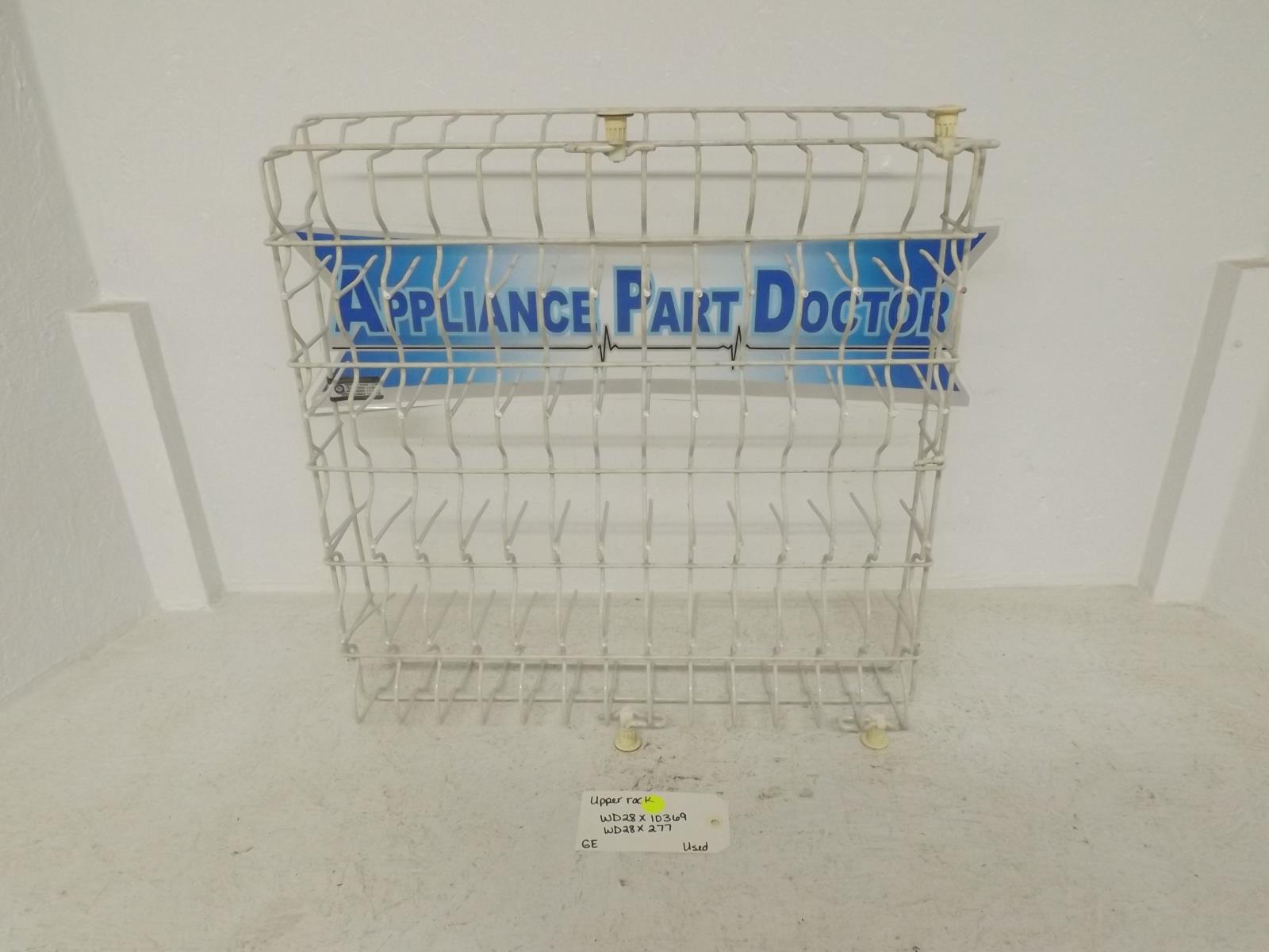 GE Dishwasher WD28X10369 WD28X277 Upper Dish Rack Used GE Dishwasher WD28X10369 WD28X277 Upper Dish Rack Used